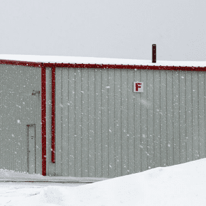 ArcticVent on industrial roof in Winter
