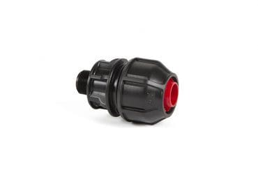 Male Adapter, 1 inch ID Compression x 3/4 inch MIP Thread