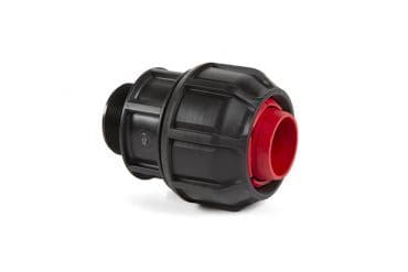 Male Adapter, 2 inch ID Compression x 2 inch MIP Thread